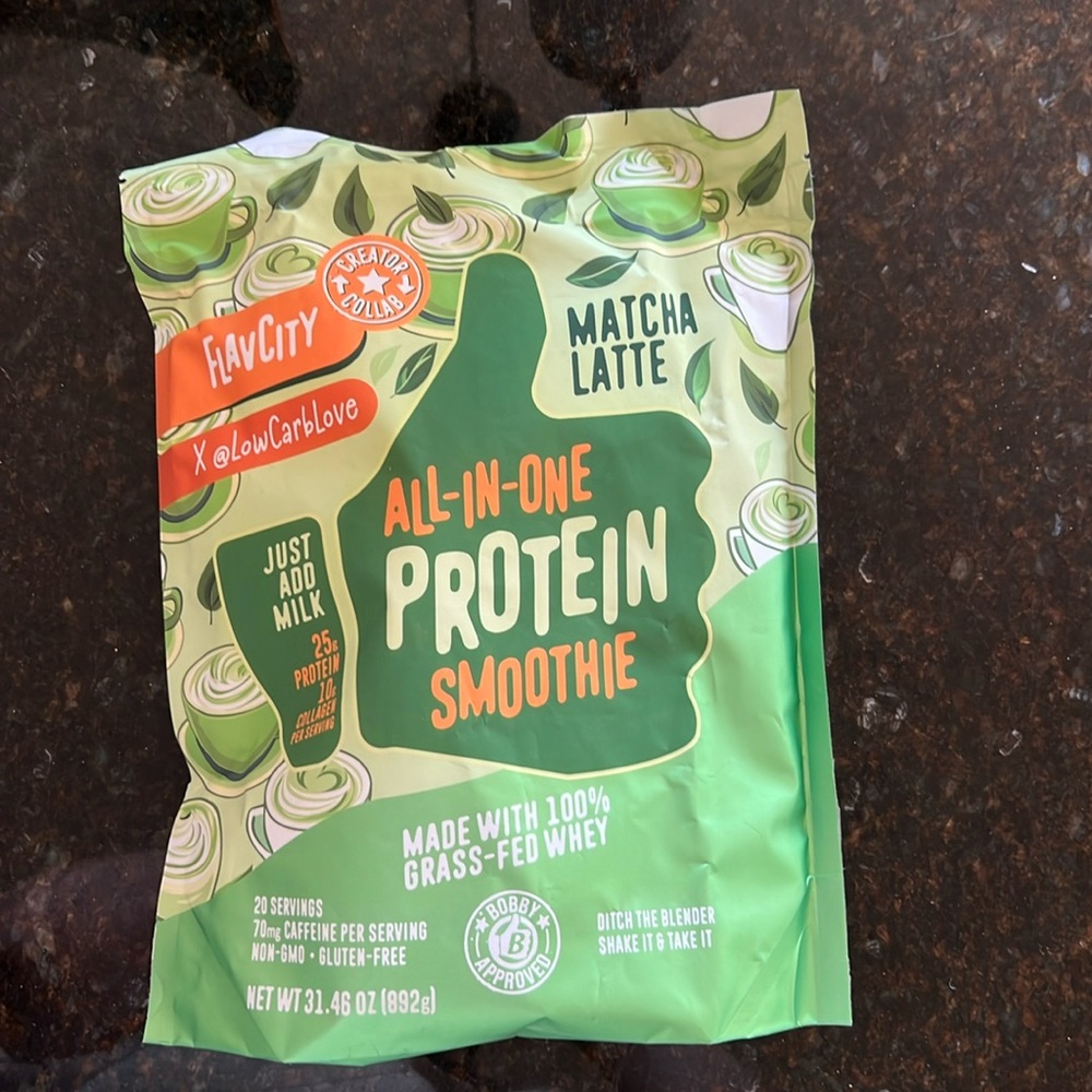 Flav City Matcha Latte All in One Protein smoothie FlavCity Never Opened